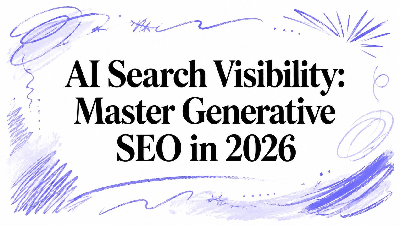AI Search Visibility: Master Generative SEO in 2026